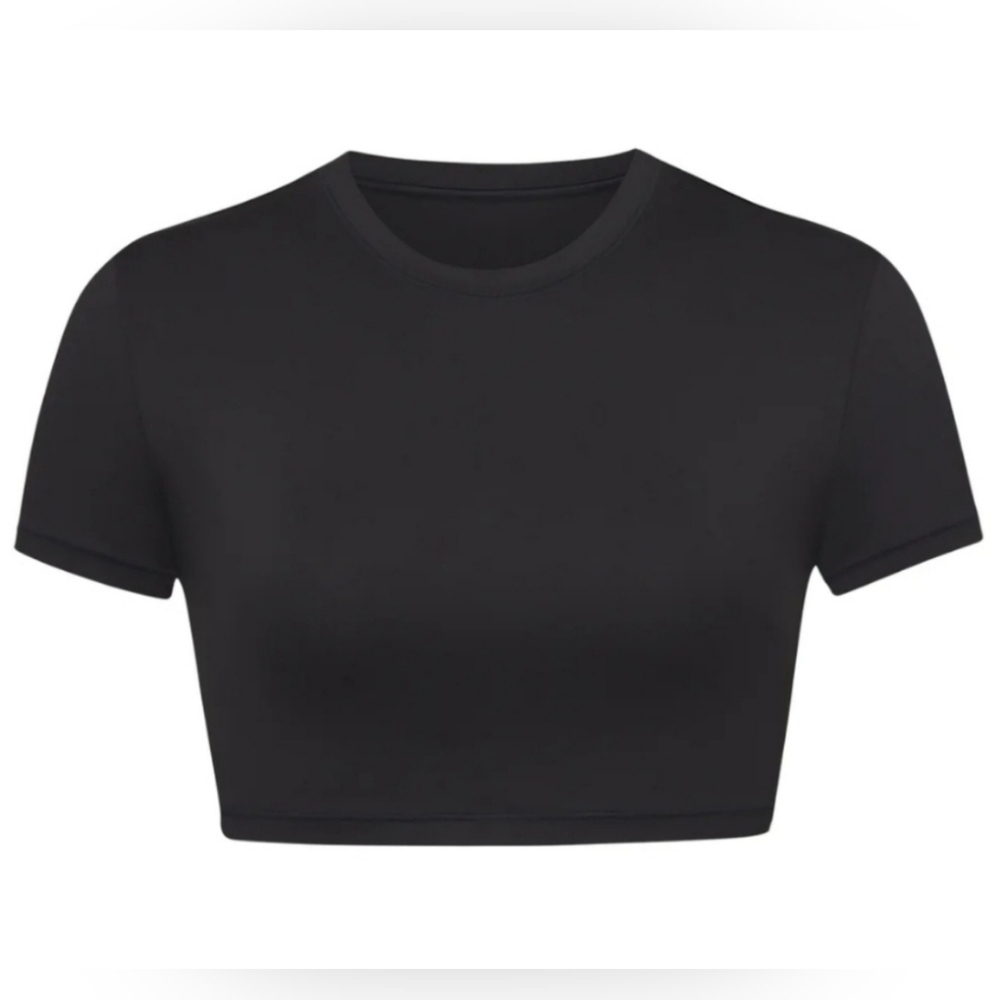 2Pcs SKIMS SWIM T-SHIRT & CHEEKY TANGA BOTTOMS/NWT/ONYX/XS/ NWT - Picture 4 of 11